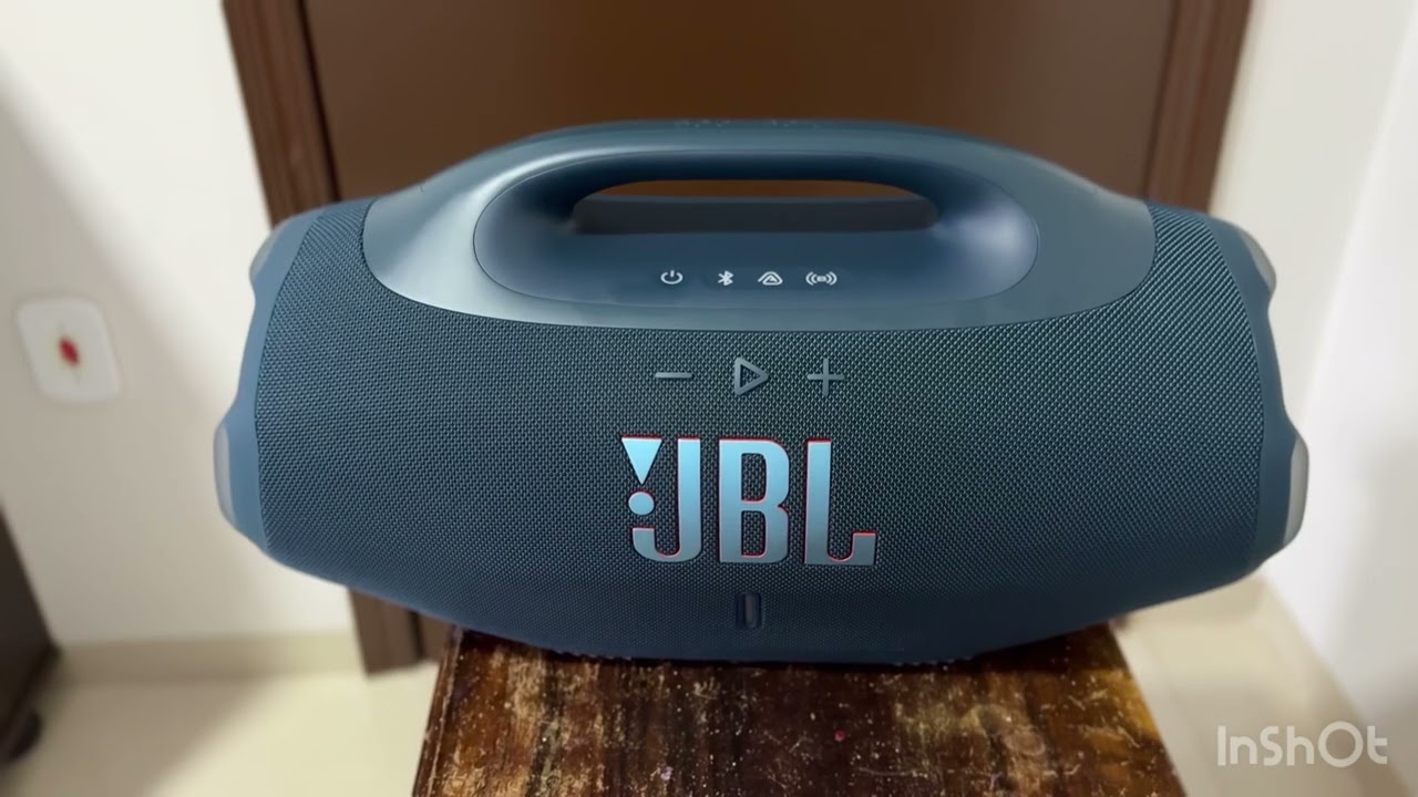 JBL boombox 4 distorcendo após volume de 100%, como resolver.