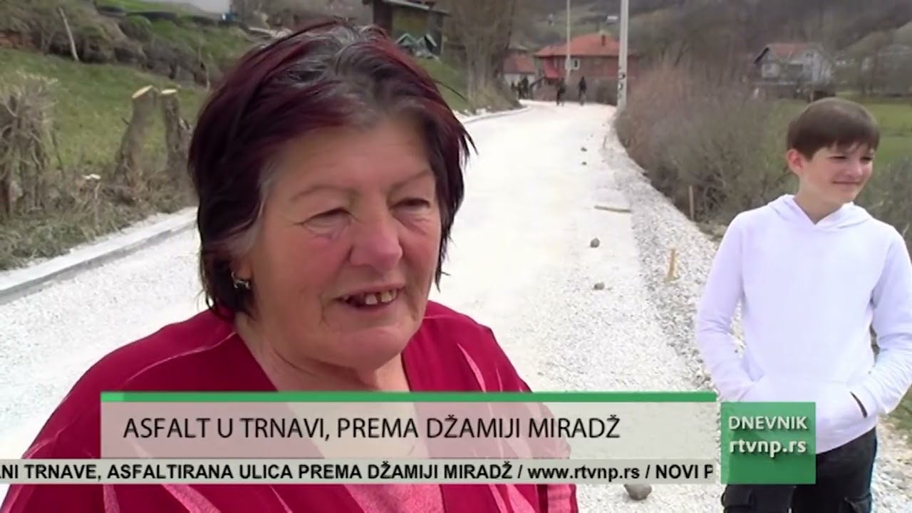 Asfalt dočekali i meštani Trnave