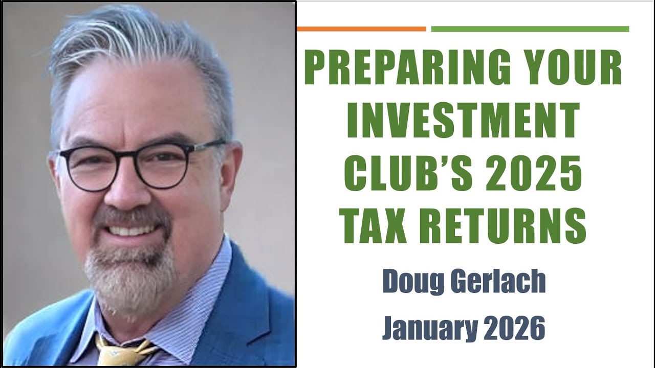Preparing the Investment Club's 2025 Tax Returns