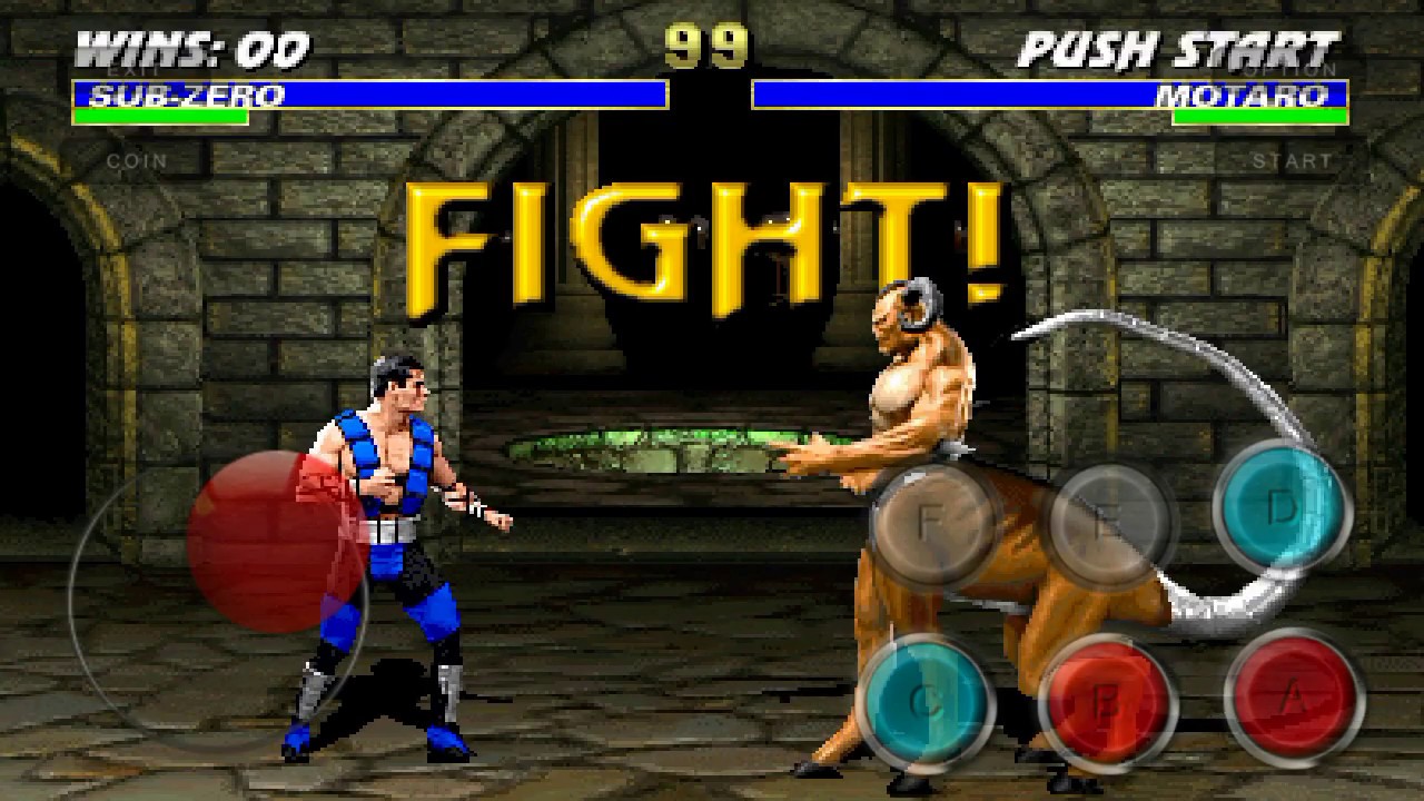 Mortal Kombat III -Defeating Motaro