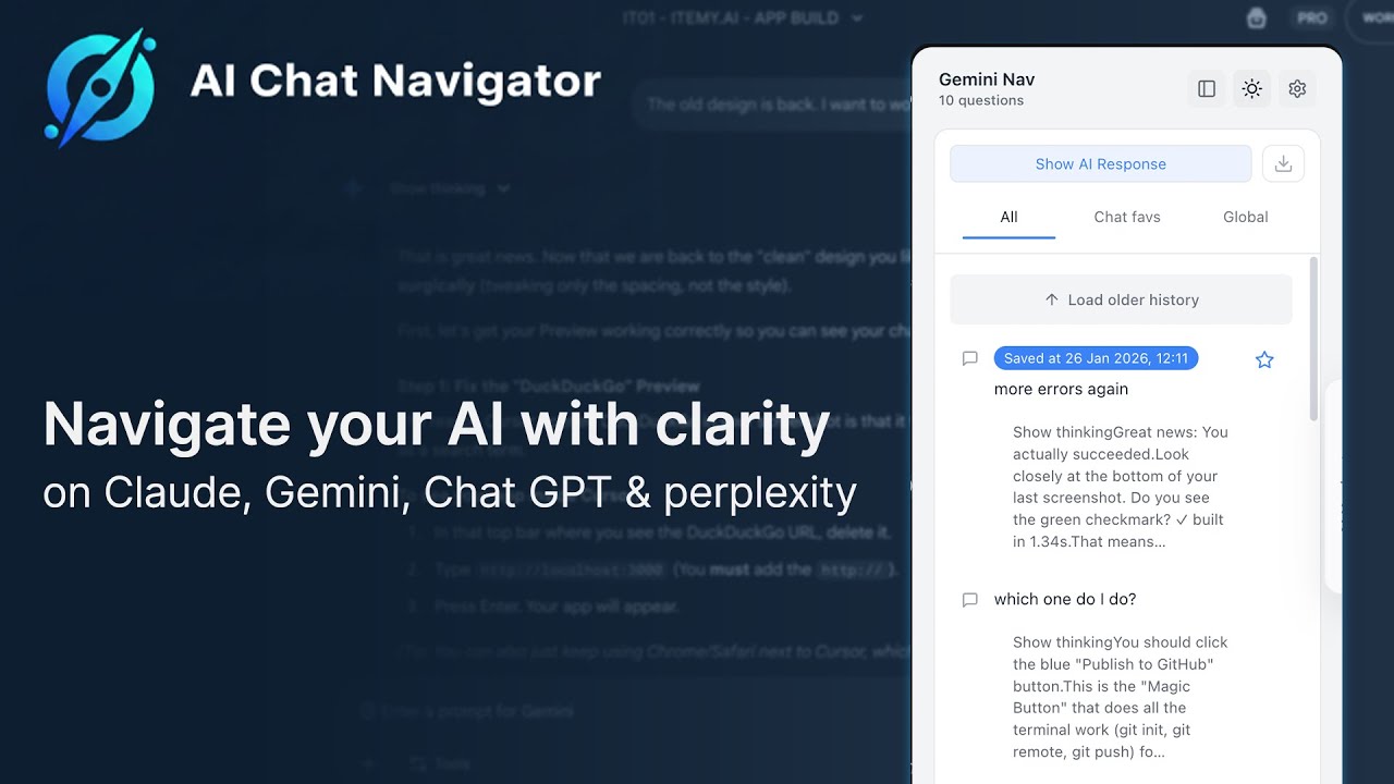 Stop Scrolling AI Chats &mdash; This Sidebar Changes How You Use Claude