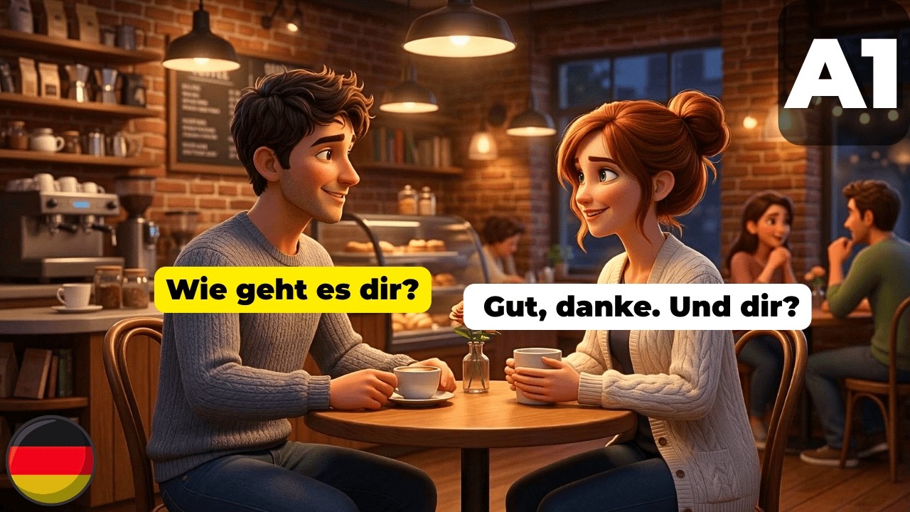 5 Easy German Conversations for Beginners | Learning German for Beginners