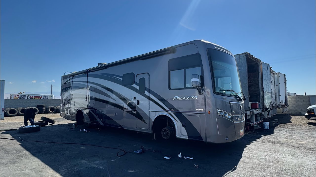 Motorhome tire change: How much tires cost and where to get them changed!