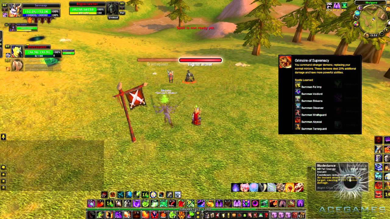 WoW MoP - Destruction Warlock PvP Guide - Ft. Savvasp!