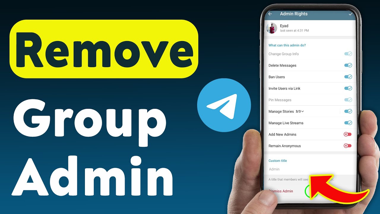 How to Remove a Group Admin On Telegram (Updated)