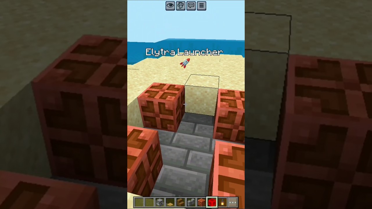 Minecraft bedrock Elytra launcher 🚀 
