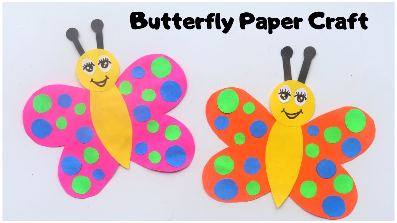 Paper Butterfly Craft for Kids | How To Make Paper Butterfly