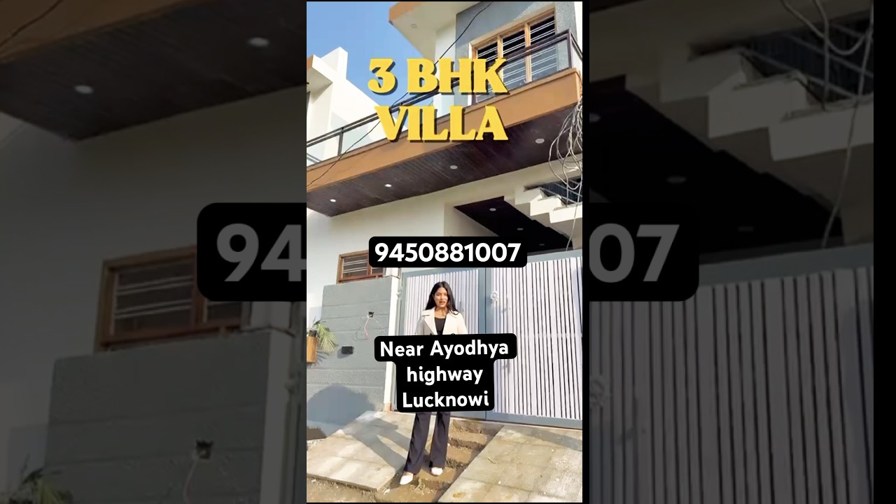 Ayodhya Highway Par Dream 3 BHK Villa – Limited Units Only! 🚨  