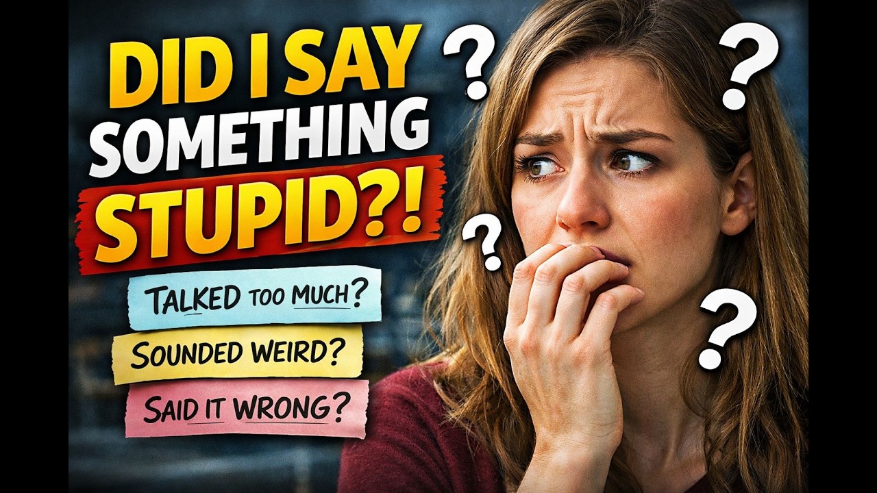 Why You Second Guess Every Word You Say