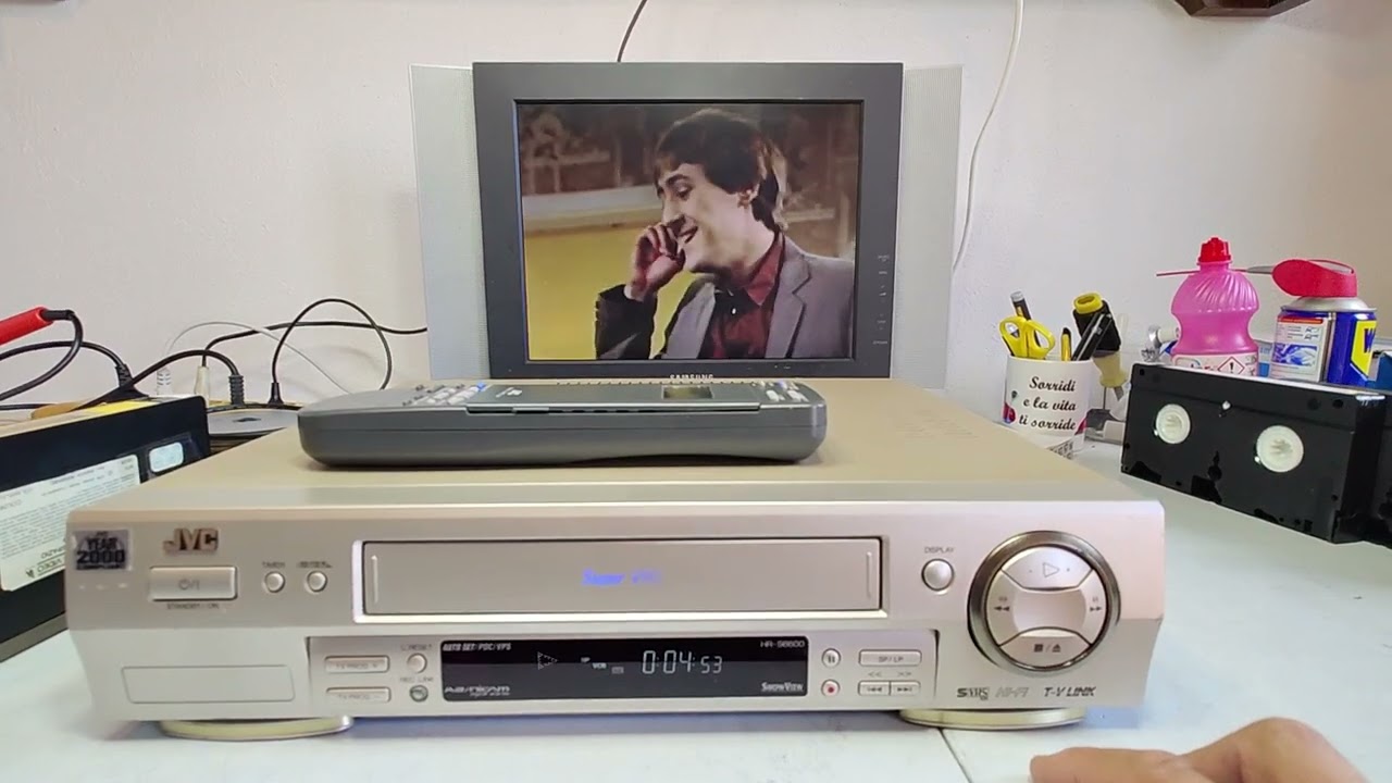 VIDEOREGISTRATORE SUPER VHS JVC HR-S6600 QUALIT&Agrave; VIDEO ESTREMA + TELECOMANDO 239&euro; INCLUSA SPEDIZIONE