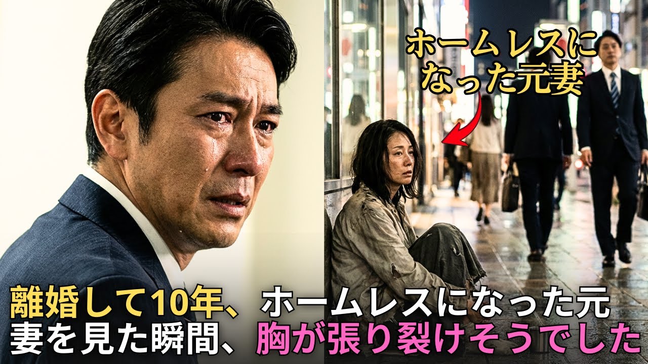 離婚して10年、ホームレスになった元妻を見た瞬間、胸が張り裂けそうでした｜人生の教訓｜オーディオブック