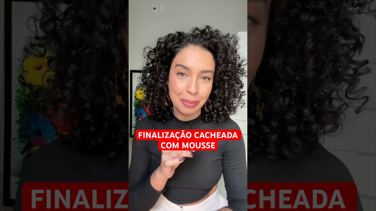 FINALIZA&Ccedil;&Atilde;O CACHEADA COM MOUSSE - CACHOS DEFINIDOS | JULIANA LOUISE