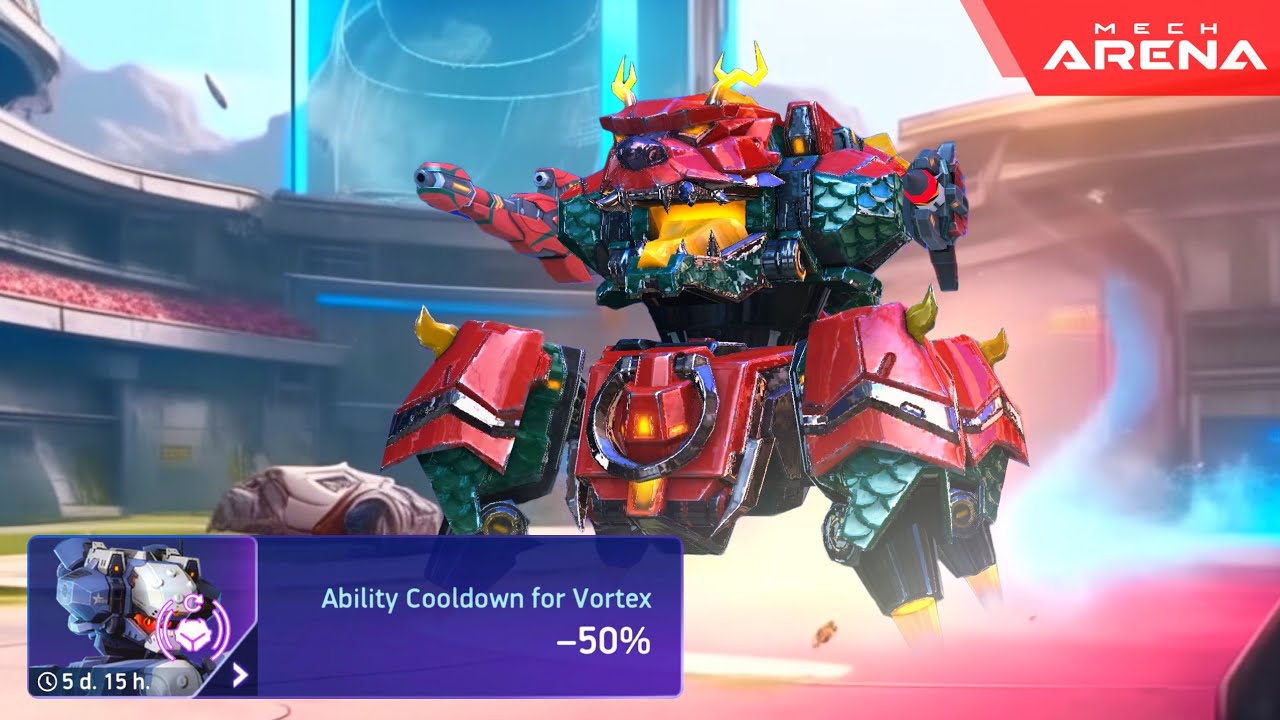Vortex -50% Ability Cooldown - Mech Arena