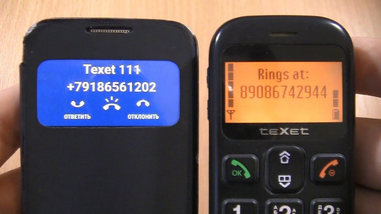 Incoming call & Outgoing call at the Same Time teXet 111 +Samsung S4 mini  android 11 cover