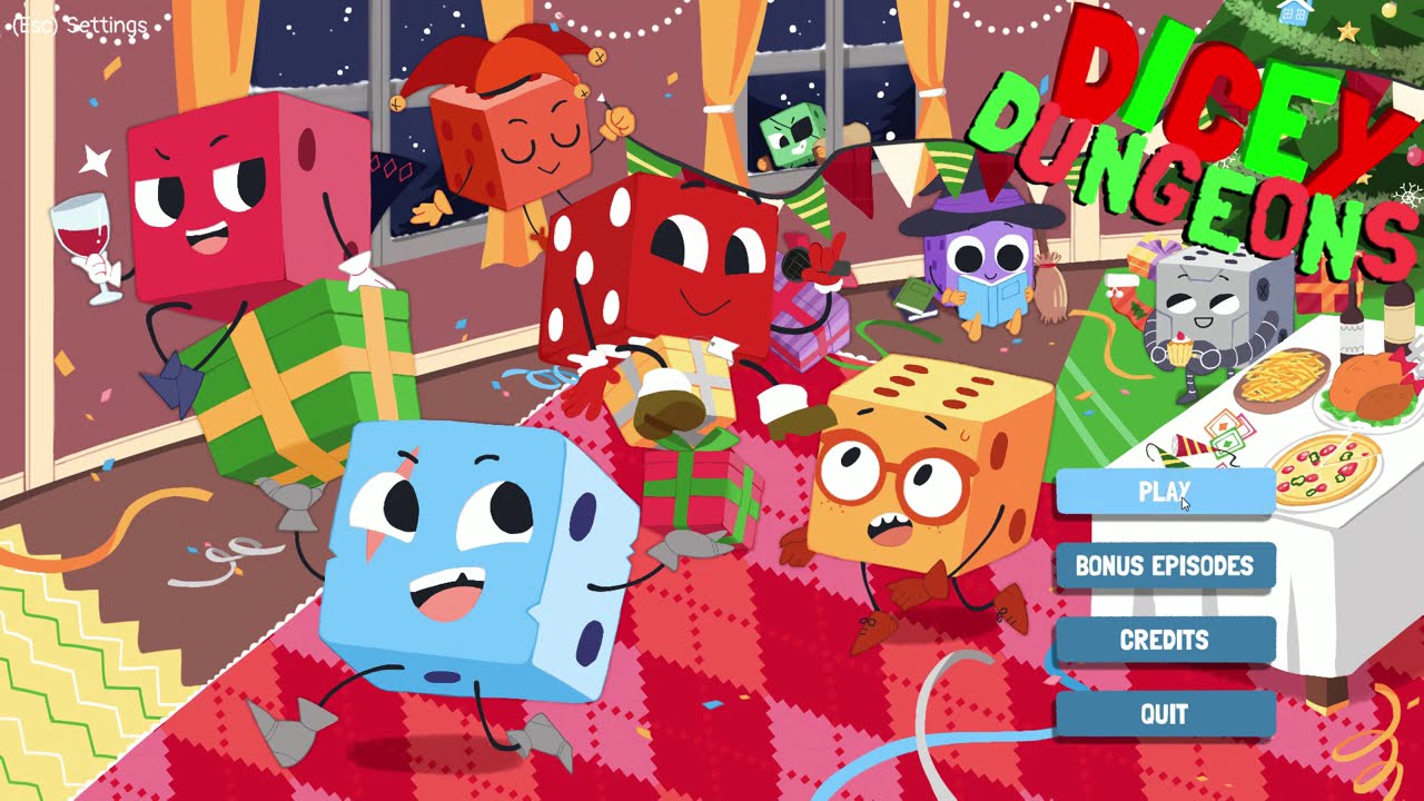 Dicey Dungeons Christmas -- Witch The Build Up