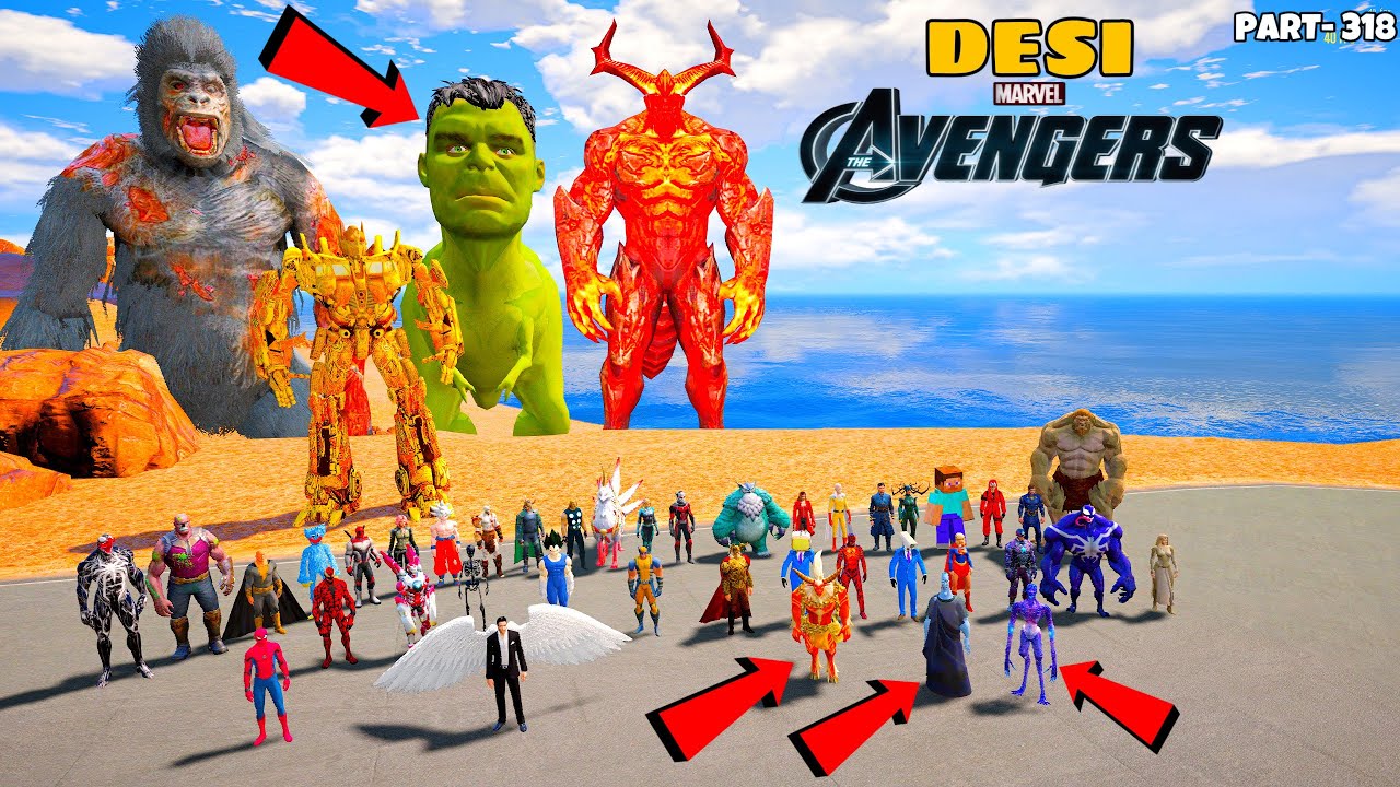 DESI Avengers FINALLY Found LEGENDARY GOD OF ALL GODS in GTA 5 | GTA V #318