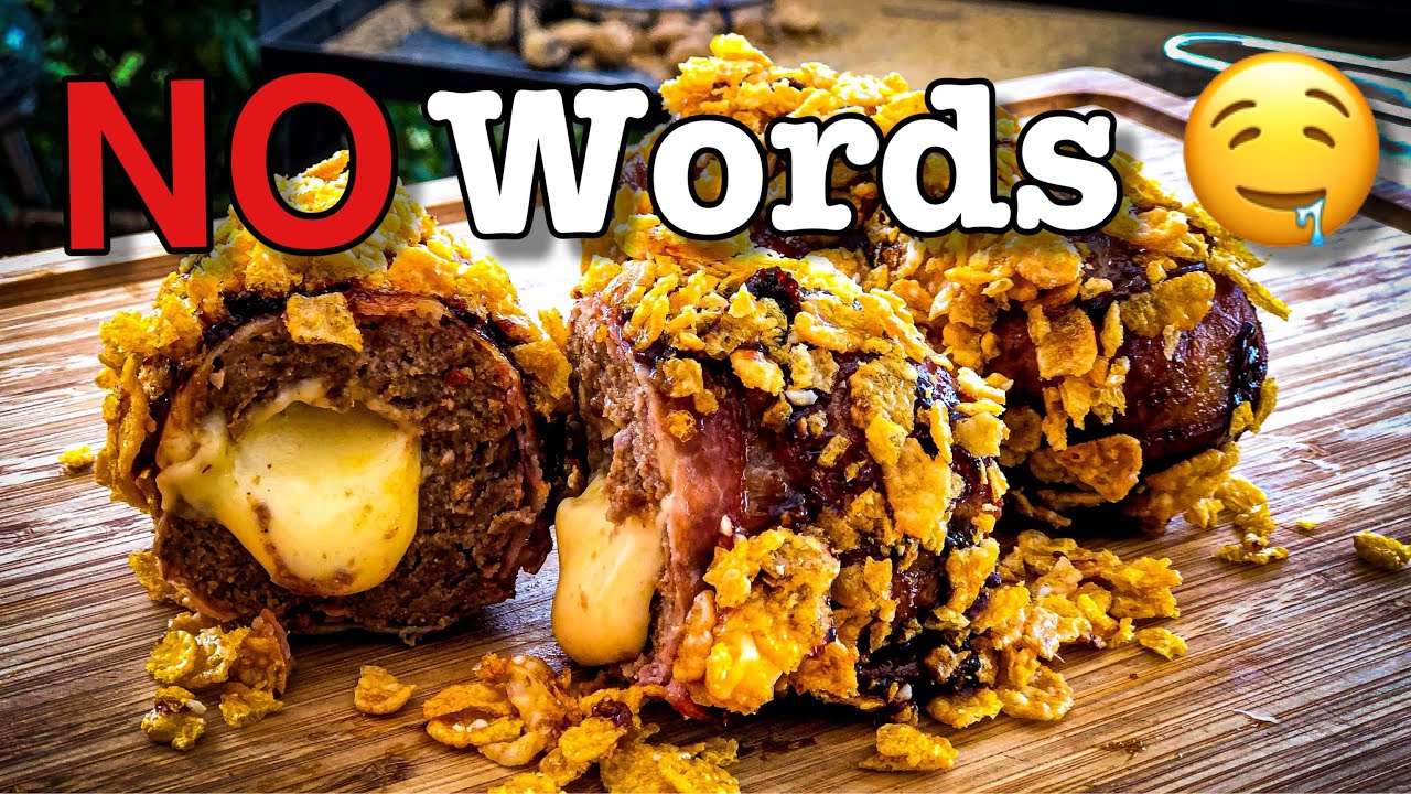 Crispy Cheesy Meat Rolls - Hackfleisch mit Cornflakes paniert und mit Käse gefüllt - Mega lecker ;-)