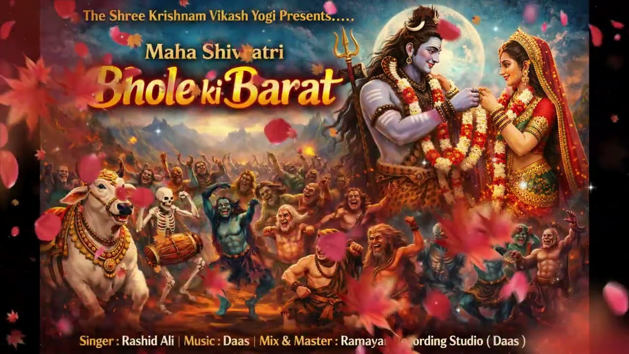 Bhole Ki Baraat | Shiv Parvati wedding | Maha Shivratri Special | The Shree Krishnam Vikash Yogi |