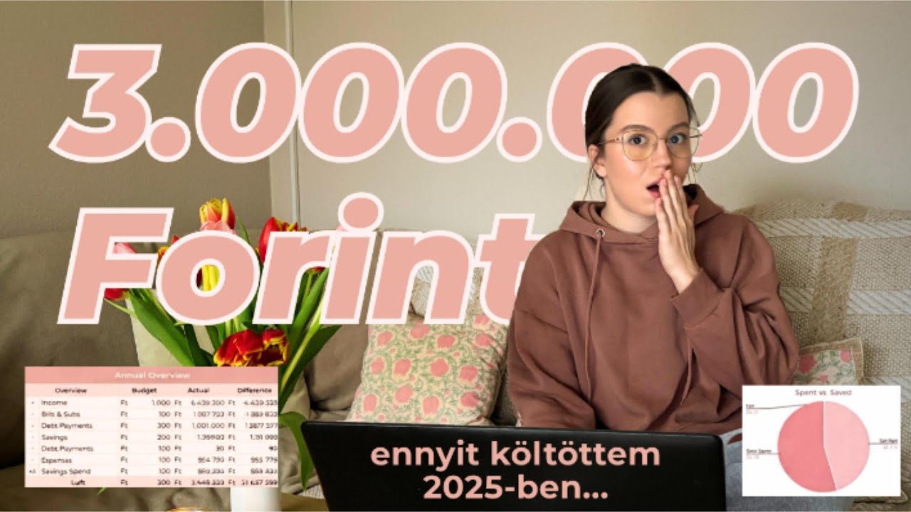 Éves pénzügyi összegzés - az összes bevételem, kiadásom és megtakarításom 2025-ben