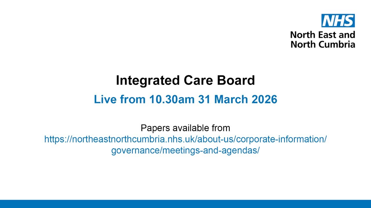 Integrated Care Board - 10.30am, 31 March 2026