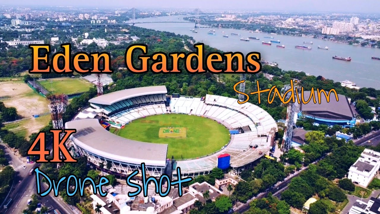 Eden Gardens stadium // kolkata 4k drone shot