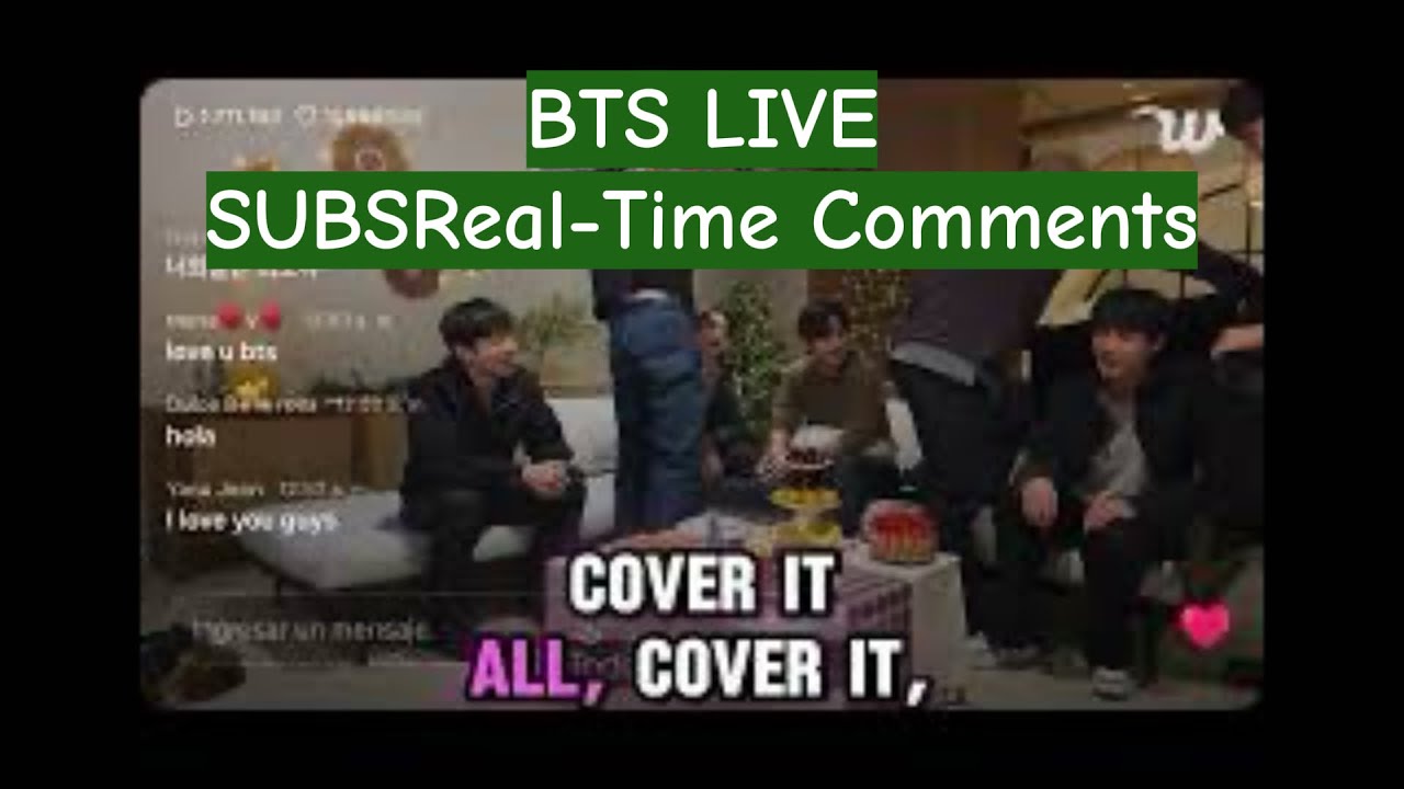 ▶️ 🔴🎄💜✨ BTS OT7 LIVE Christmas Message + ARMY Worldwide 🌍🐳 OT7 Together SUBS RealTime Comments @BTS 