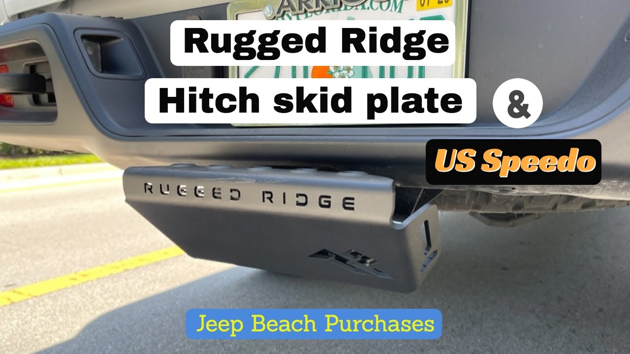 Ruggid Ridge Skid Plate & USspeedo Daytona Orange Gauge face plates