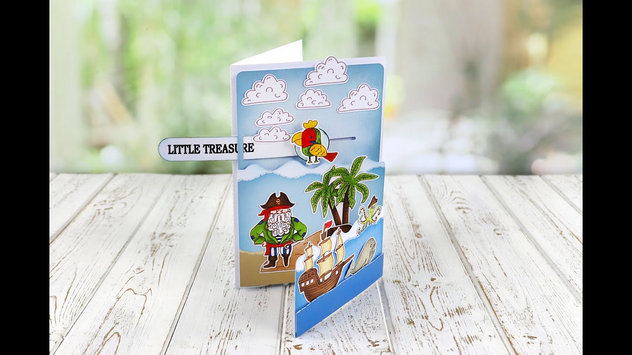 Kinetic Cards & Cute Critters | Double Fold card