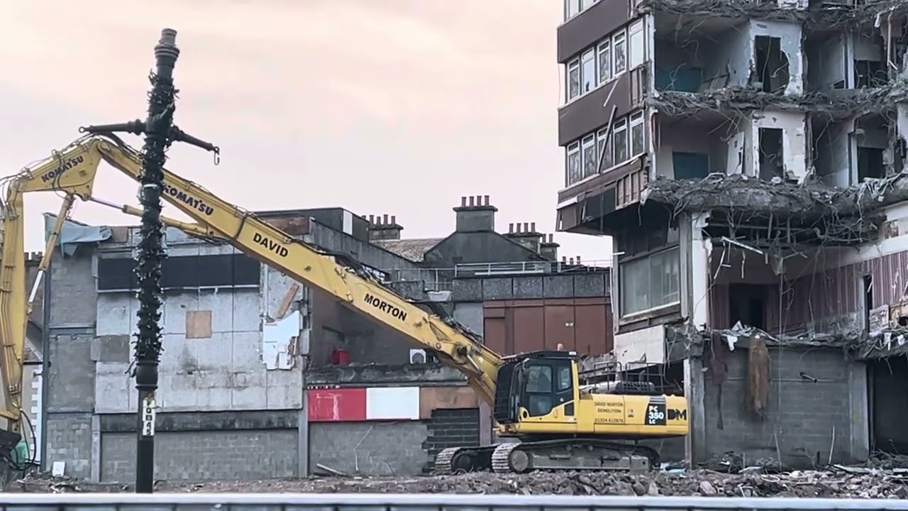 Falkirk Callendar Square Demolition Part 79 ( Update Video On The 17th January)