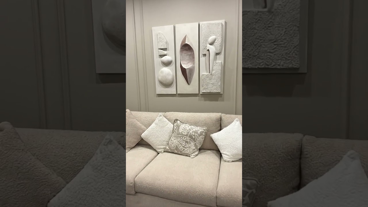Modern Handmade 3D Wall Art for Elegant Interiors