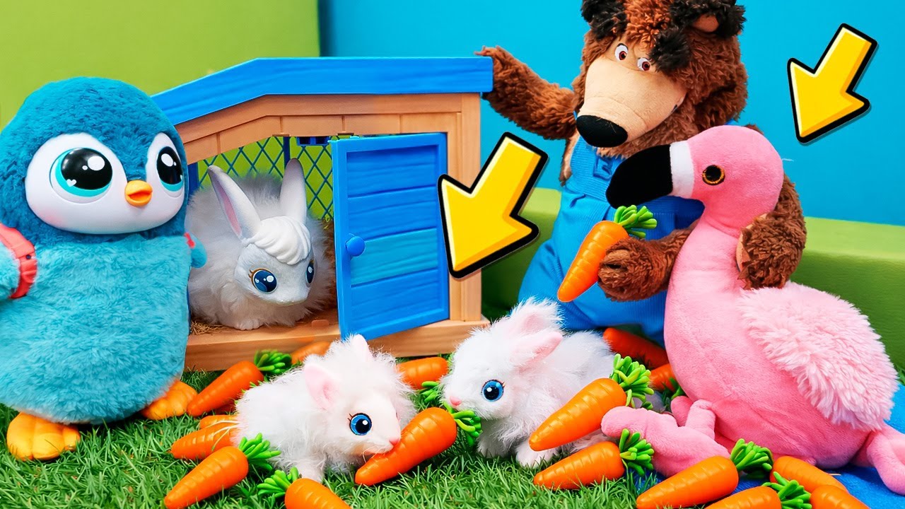 Çiftlikte Günaydın! Tavşan, Flamingo ve Penguen Bakımı