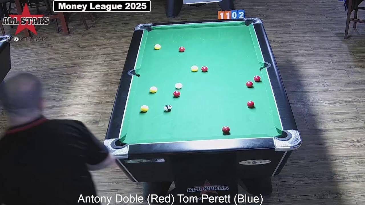Allstars Weston Money League Div 1 Ant Dobl;e v Tom Perett