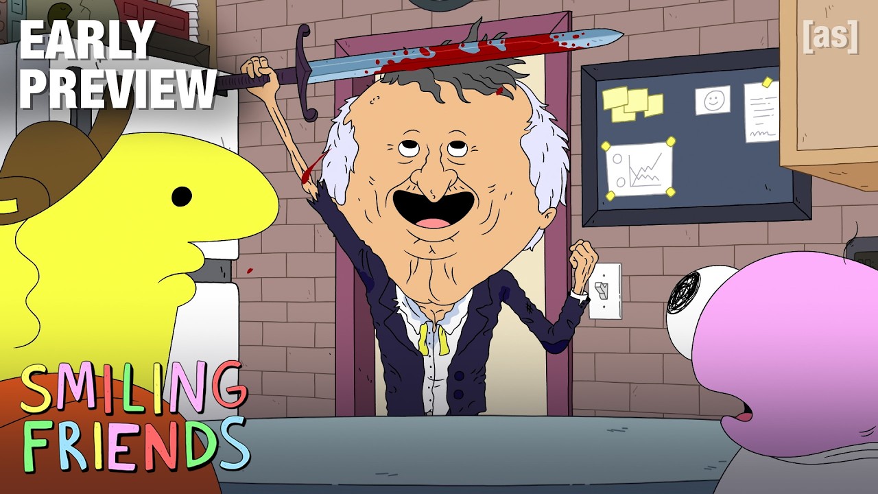 Smiling Friends | EARLY PREVIEW: Charlie&rsquo;s Uncle Dies and Doesn&rsquo;t Come Back | adult swim