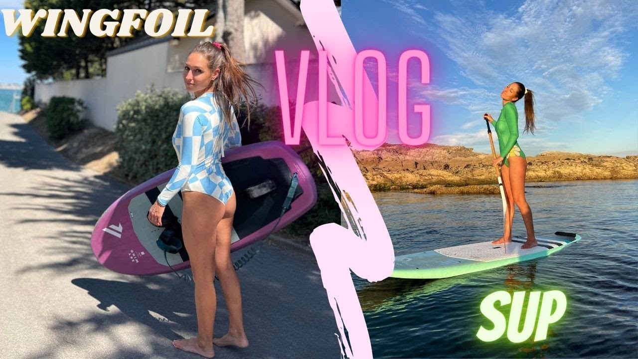 VLOG ! WINGFOIL, SUNSET, PADDLE; PIZZAS :)
