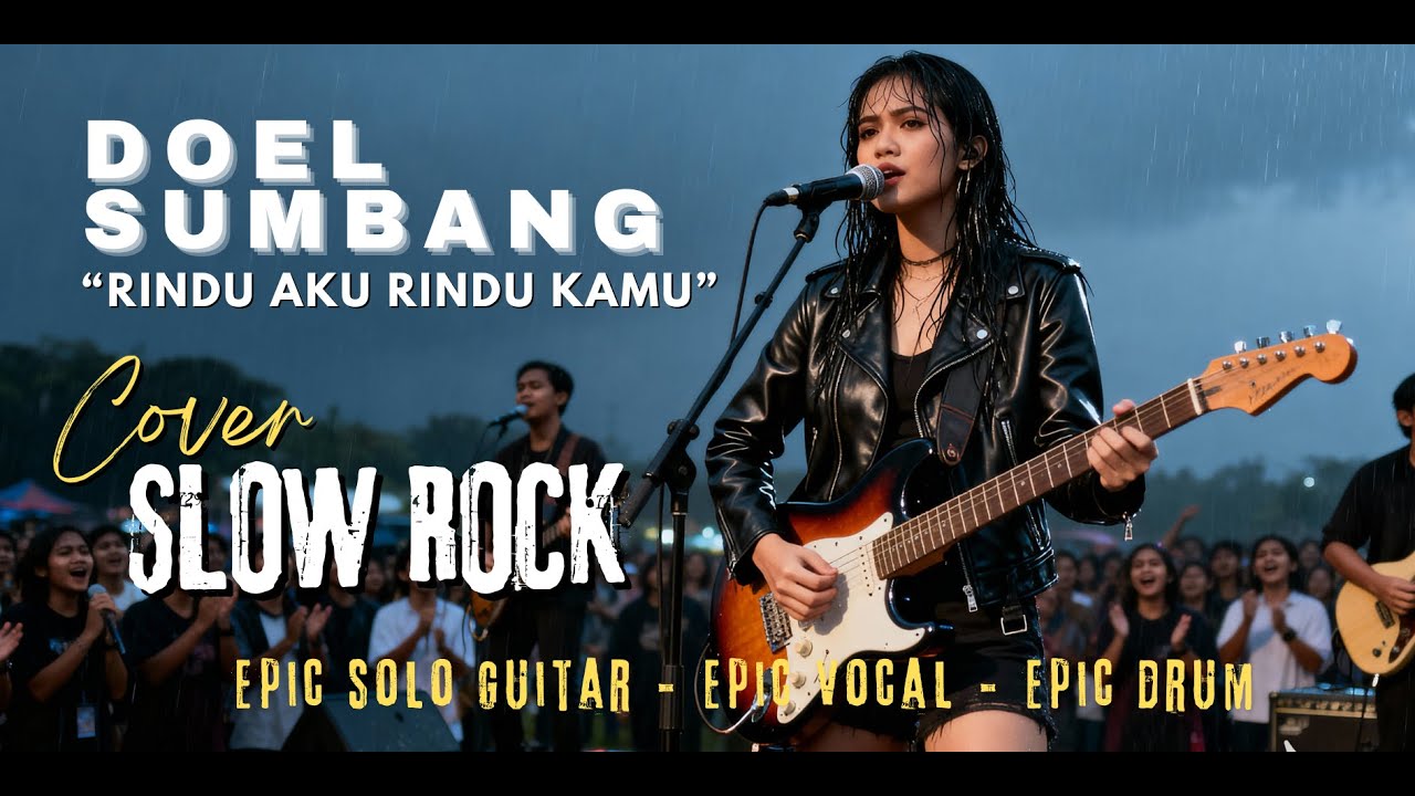 Lirik Rindu Aku Rindu Kamu - Doel Sumbang | COVER ROCK VERSION