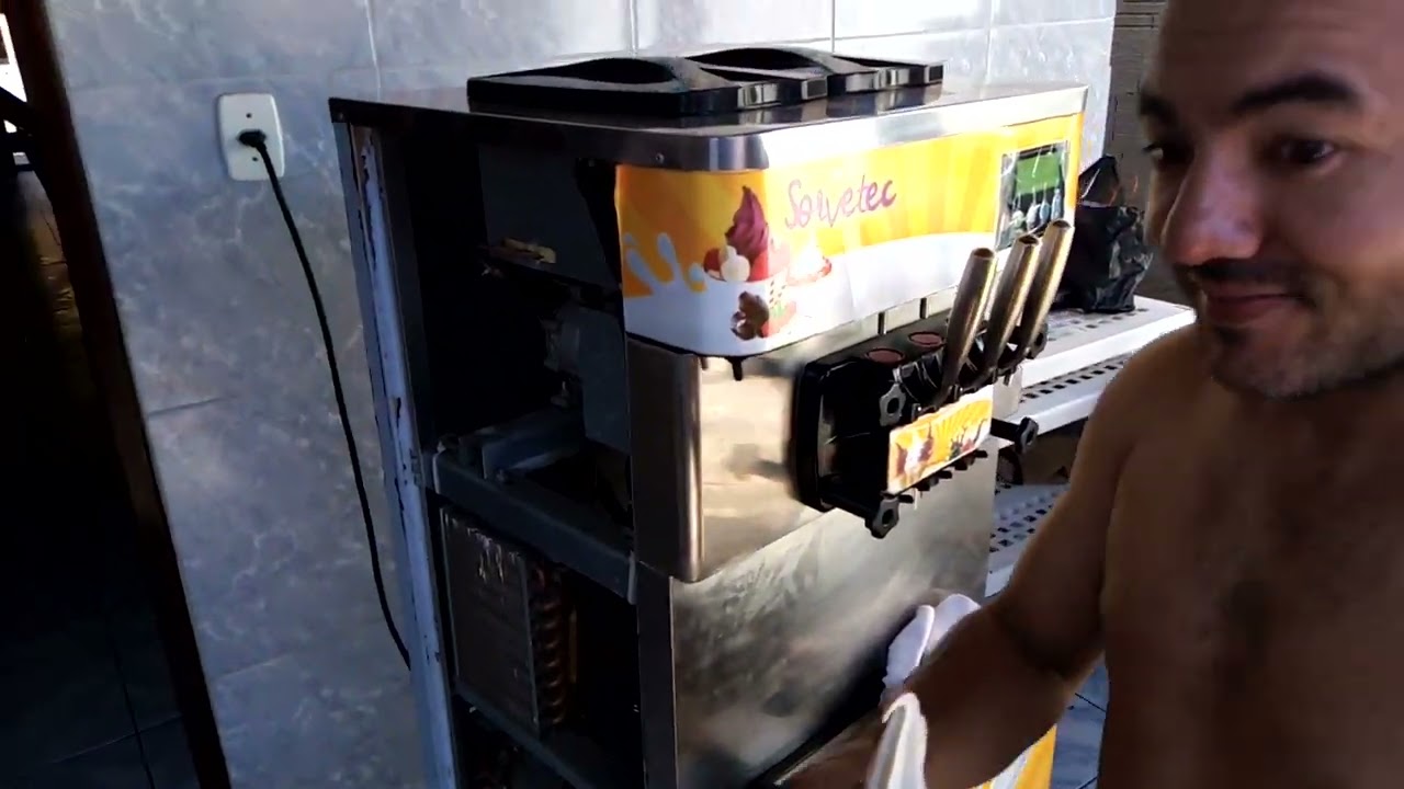 Sandro pela fé máquina sorvetec perfeita serviço perfeito