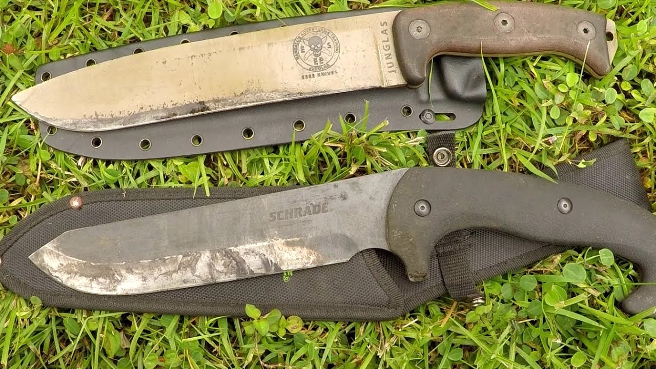 Chopping Test: ESEE Junglas vs Schrade Jessica X