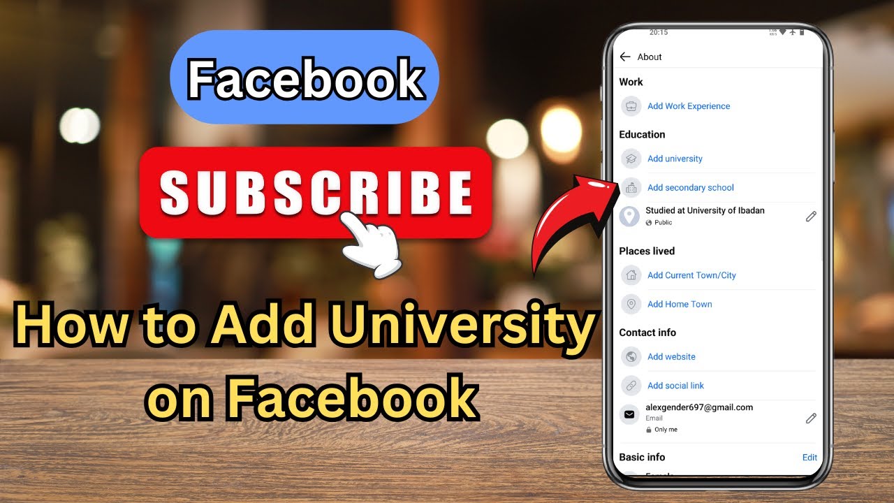 How to Add University on Facebook | Full Guide