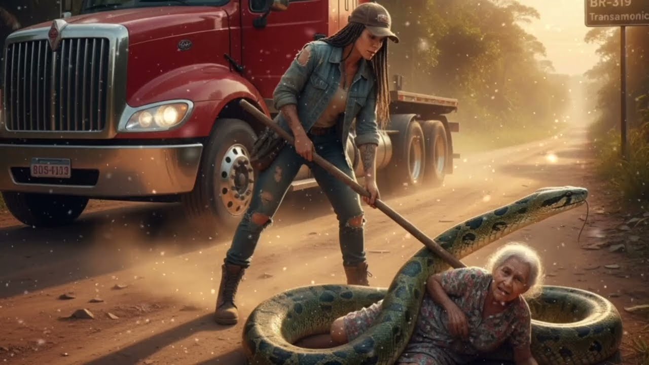 ✅ Caminhoneira Salva Idosa na Beira da Estrada! (HISTÓRIA DE CAMINHONEIRO) #caminhoneiro