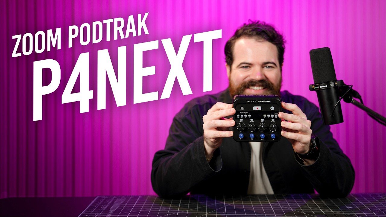 Zoom PodTrak P4next: Качество вещания в любом месте!