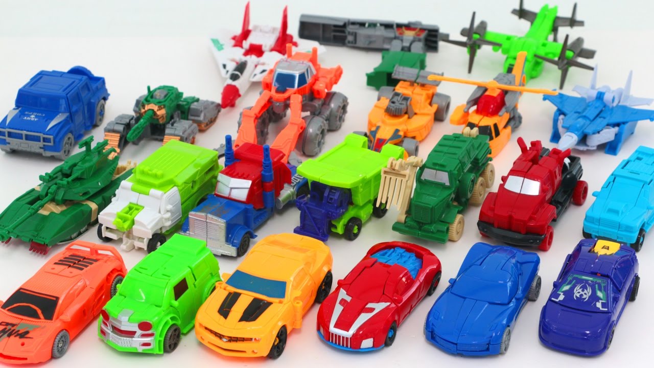 Transformers KO Mini cars 22 Vehicles Transformation Robot Car Toys