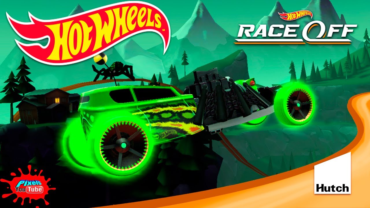 Hot Wheels Race Off Glow Wheels