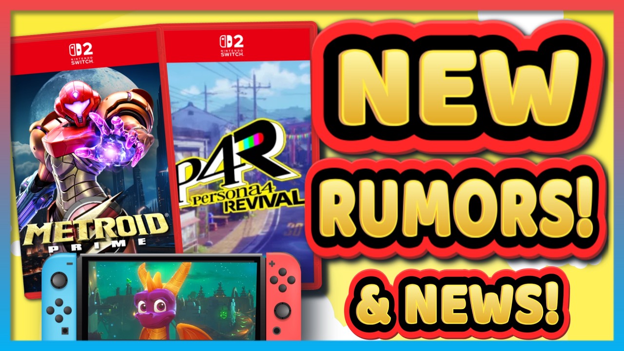 New Nintendo Switch 2 Rumors Are CRAZY! + Switch 2 news!
