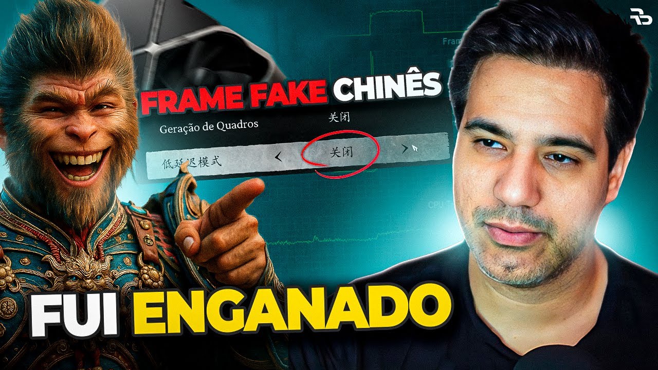 RTX 5070 TI - Fui ENGANADO pelo FRAME FAKE