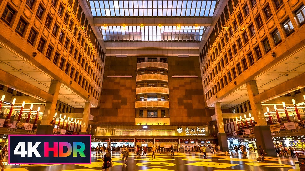 【4K HDR】Walking Tour-臺北車站⇢站前地下街/K區地下街｜Taipei Main Station⇢Front Metro Mall