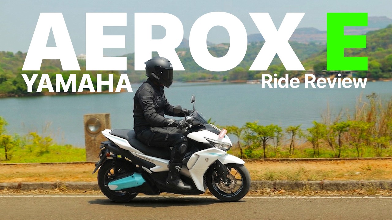 Yamaha AEROX-E Ride Review,Boost Mode Tested | Range, Battery & Real Performance | First Ride Review