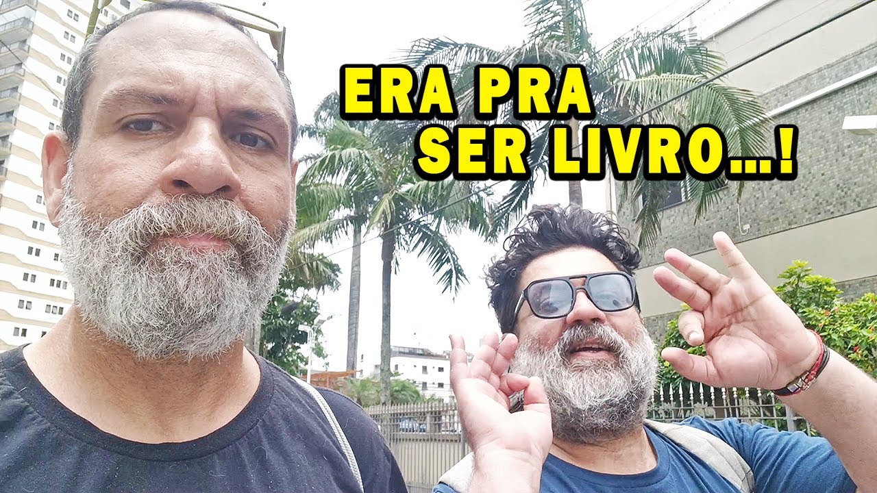 Fomos procurar FEIRA DE LIVROS NO GUARUJÁ… E caímos nisso 😅