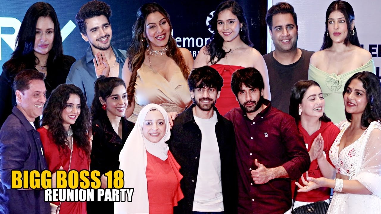 UNCUT Vivian Dsena Success Party x Bigg Boss 18 Reunion Party 2025! Wife Nouran Aly, Avinash, Eisha