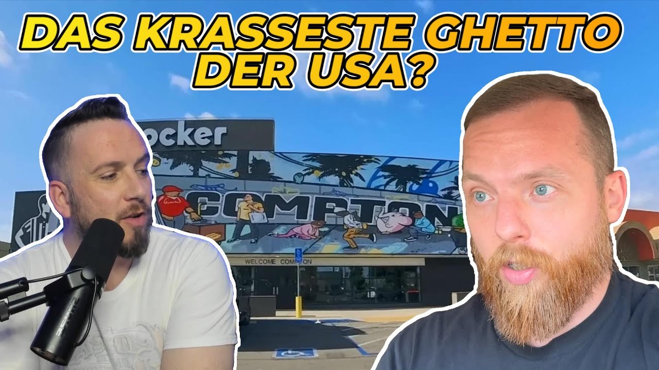 Tour durch COMPTON, LOS ANGELES ❌ So gefährlich ist das berüchtigte Ghettoviertel wirklich!
