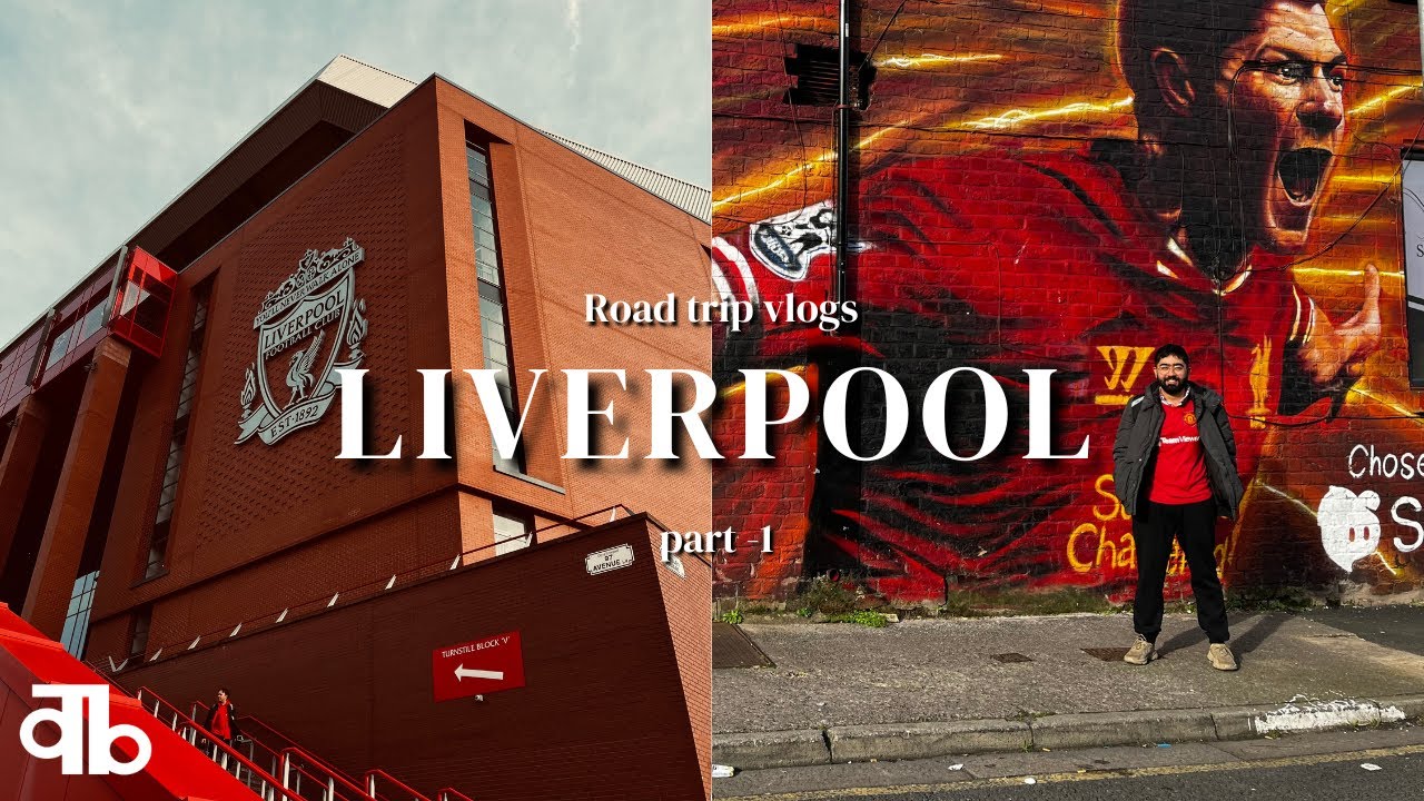 MESMERIZED BY ANFIELD STADIUM AS A MANCHESTER UNITED FAN😍 | Part 1 EXPLORING LIVERPOOL | Warad Bhat